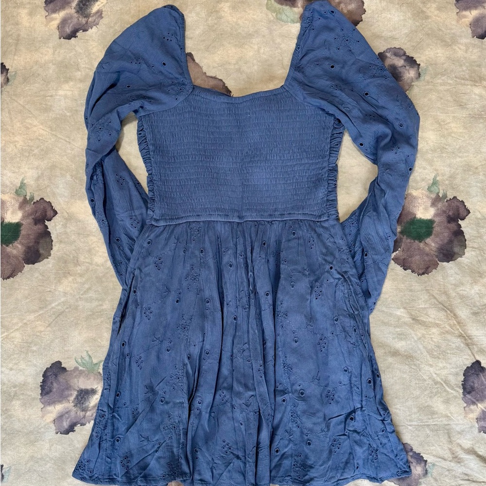 Hollister XS Romper Dress Blue